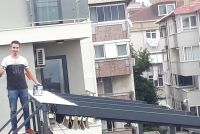 Teras  motorlu tente sistemi 
