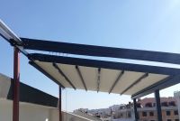 Teras  motorlu tente sistemi 