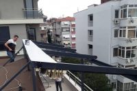 Teras  motorlu tente sistemi 